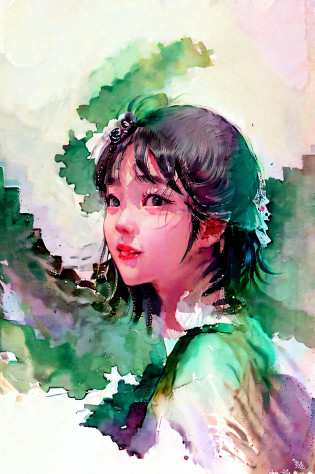 (upper body: 1.5),(white background:1.4), ((tachi-e)), original,(illustration:1.1),(best quality),(masterpiece:1.1),(extremely detailed CG unity 8k wallpaper:1.1), (colorful:0.9),(panorama shot:1.4),(full body:1.05),(solo:1.2), (ink splashing),(color splashing),((watercolor)), clear sharp focus,{ 1girl standing },((chinese style )),flower  background,outdoors,rocks, looking at viewer, make happy expressions,soft smile,pure,beautyfull detailed face and eyes,beautyfull intricacy clothing decorative pattern details, black hair,black eyes,colorwater