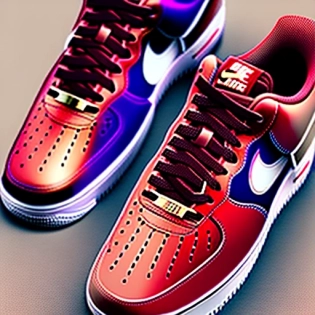 Imagine nike air force 1 designed with red roses on the shoe , photorealistic, cinematic, Hyperrealistic, super detailed, 8k --ar --v 5