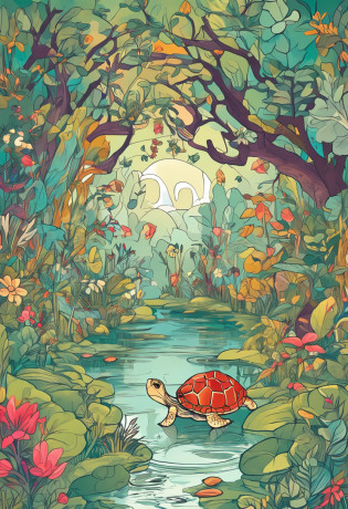 Once upon a time, In a magical forest called 