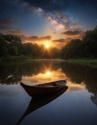 ? God said:
  � Let there be a firmament in the middle of the water?Water is separated from water.
God created the firmament?Separate the water under the firmament and the water on the firmament?. And so it happened.
? God calls the firmament 
