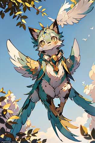 Cute trying to flap comfortably in the blue sky?Cartoon illustration of a sparrow, Isometric 3D Fantasy Cute Sparrow, Beautiful detailed digital art, Cute birds, Adorable Digital Painting, beautiful digital art, cute 3d render, commission on furaffinity, Ethereal sparrow, CuteCreatures, Miniature sparrow, Bird, commission on furaffinity