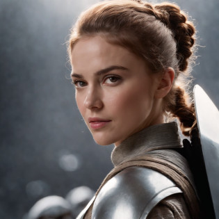 Imagem da mulher segurando um sabre de luz de Guerra nas Estrelas, rei, Guerra nas Estrelas, Personagem feminina solo, visual do filme star wars, curly hair, Cartaz de Guerra nas Estrelas, In a Star Wars sequel, Poster character, com espada de sabre de luz, Jedi Feminino, Personagem de Guerra nas Estrelas