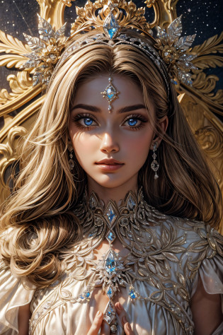 um close up de um anel de ouro com um centro de diamante, majestosa obra-prima, magic ring with a diamond, Centered thin-ring iris, master part, halo de ornamento intrincado, ouro dourado e diamantes, obra-prima detalhes finos, Elden Estilo Anel, deslumbrante, ouro nobre, obra-prima obra de arte, obra-prima', Elden Ring inspirado, cintilante, ornamentado com diamantes brancos