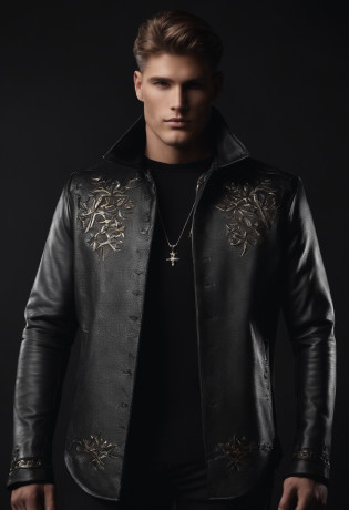 I have a men's clothing store called Nordic Store where I sell men's fashion clothes with minimalist and Nordic themes. Create examples of logos using the store name and Nordic runes with minimalist and premium themes, with black background color and the name of the store and the runes in metallic