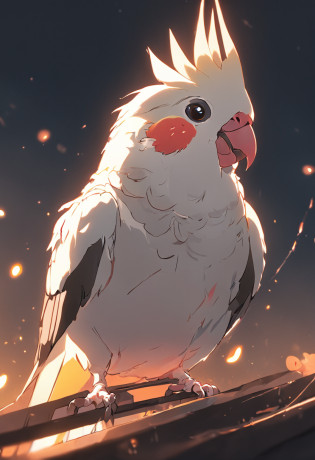 cockatiel?cute little