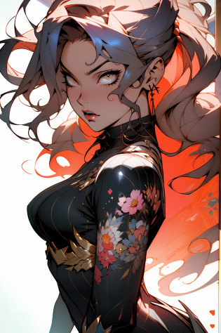 ::((melhor qualidade)), ((obra-prima)), (muito detalhado:1.3)photo, sticker  banksy art,demi rose  , freedom, soul, digital illustration, comic style, perfect anatomy, centered, approaching perfection, dynamic, highly detailed, watercolor painting, artstation, concept art, smooth, sharp focus, big breast, illustration, art by carne griffiths and wadim kashin,,alone anime girl with a medium lenght pose and cute clothes, l hair long red, heterochromia, perfect anatomy, centered, approaching perfection, dynamic, highly detailed, character sheet, artstation, concept art, smooth, sharp focus, illustration, art by kim jung gi,, artgerm, carne griffiths and wadim kashin , sasha yakovleva, loish, jeremy mann, full body shot, character sheet, lightningwave, beautiful anime watercolor painting ,paint dripping by tim okamura, victor nizovtsev, greg rutkowski, noah bradley. trending on artstation, 8k, masterpiece, graffiti paint, fine detail, full of color, intricate detail, golden ratio illustration,monochromatic  backgroun, 4k, masterpiece, highres, absurdres, natural volumetric lighting and best shadows, deep depth of field, sharp focus