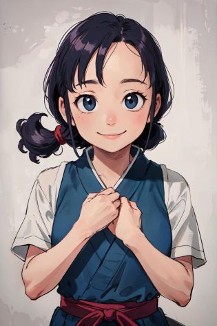 ninjahattori, (best quality, masterpiece, RAW photo,ultra-detailed:1.2), <lyco:GoodHands-beta2:1.0>,1girl,solo, smile,
<lyco:ARWNinjaHattori:1.0>