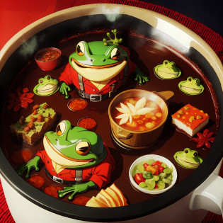 captain?commando?commando?Frog head?hot pot?chili pepper