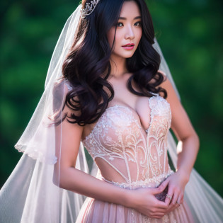 A full body, full shot, detailed and detailed extremely beautiful slender graceful sexy bride, in a red-black wedding dress with intricate lace patterns and sparkling Swarovski crystals and a beautiful long black veil with intricate patterns, stands in the shade among the columns of a beautiful building, a beautiful side soft daylight falls on her, forming a light and shadow in the center of the body on the face and body, the bride holds the wedding dress with her hands, the pose is beautiful sexy with s-shaped curves of the body, shoes on a red stiletto heel with intricate patterns, the bride�s face is European ideal beautiful proportions neat facial features, eyes bright green-blue eyelashes long and fluffy, body type of the bride endomorph slender and graceful height 175 cm, legs slender and longer than the body in proportion, hands graceful in precious jewelry, on the bride�s head a wedding tiara with beautiful diamonds, skin natural detailed, skin pores, skin natural shine, skin color perfect, cheeks slightly rosy, detailed and detailed wavy long light hair to the knees beautifully loose, lighting side daylight soft, hyper detail, sharp focus, hyper photorealism, hyper naturalistic, style Jerry Ghionis
