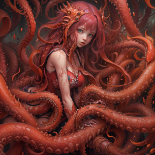 {{ red tentacles are deep into ass and  of girl}} ,{{ red and wet  }}, red tentacles all around, {{ tentacles penetrate the  }} , girl feels good, {{{ girl is looking to camera, girls boobs are visible, girls face turned to the viewer, girls body turned to the viewer }}} {{ the girl's hands are realistic, the girl's hands are whole, the girl's hands are healthy }} squirting, , cute, sexy figure, {{ tentacles are whole and healthy }} correct body proportions, insane cg