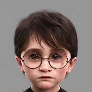 mdjrny-v4 style toddler portrait of harry potter, intricate, elegant, highly detailed, digital painting, artstation, concept art, smooth, sharp focus, illustration, art by artgerm and greg rutkowski and alphonse mucha, 8k