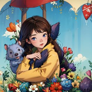 lucy fleming, fleming, lucy, a little Wombat, archipelago, 
 <lora:lucyfleming-07:1>,best quality, masterpiece, ultra high res,
