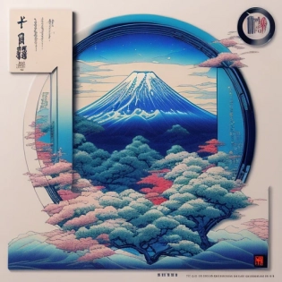 mdjrny-v5 torii gate with mt fuji behind. vibrant ukiyo-e. minimalist, trending on artstation, trending on twitter, trending on pixiv. "Weathering with You" by Makoto Shinkai 8k award winning dramatic lightning, bright, enchanted. studio glibli. anime. t-shirt design graphic, vector, contour, white background. traditional. nature.