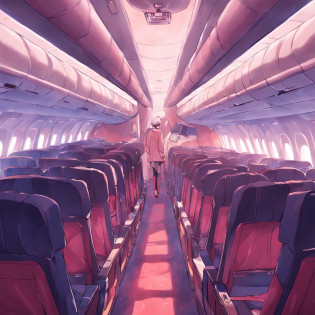 Airplane cabin