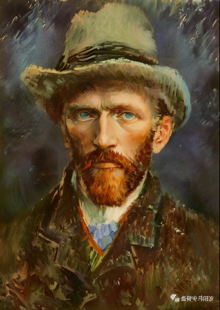A picture of a man wearing a hat and tie, Photo of Van Gogh, author?Van Gogh, Photo by Vincent van Gogh, Photo of Vincent van Gogh, Vincent van Gogh!!!, author?Vincent van Gogh, photore, Realistic self-image, van gogh painting, Vincent van Gogh, Van Gogh, figura, vincent, Van Gogh