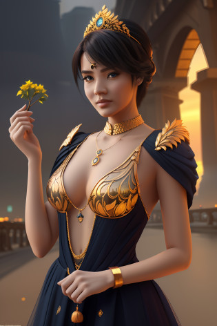 beste-Qualit, tmasterpiece, photorealestic, intricate detials, Raw photo, Photonic rendering, Octane rendering, absurdress, ultradetailed, detailized face, Detailed leather, trend on artstation,8k tmasterpiece, ????, scenery, scenery, Without people, urban landscape, The sky, The city, Cloud, En plein air, building, Sundown, city lights, bridge, kali, a tree, road, Artist's name,