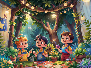 On a starry night, the 