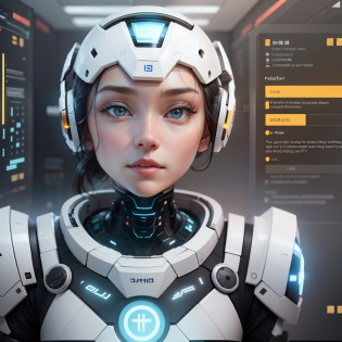 Hello! I'm looking to create a banner for my YouTube channel called IHA - Artificial Human Intelligence. I would like a highly eye-catching image that integrates elements related to artificial intelligence. Also, I would like to add the image of a robot to represent the presence of AI in the channel.

Imagine a futuristic background with vibrant colors and a technological feel. The banner should convey an idea of AI innovation and exploration. Includes, if possible, elements such as circuits, displays, or lines of code in the design. In addition, I would like a robot to be present in the image, representing artificial intelligence in a friendly and attractive way.

Make sure that the text 