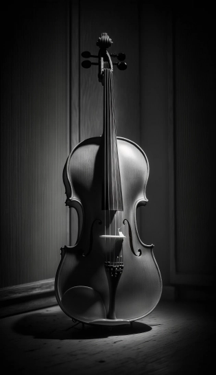 high quality photo of a violoncelo, light, white, Leica 50mm, f1. 4