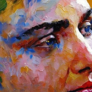 model, soft impressionist impasto brush strokes perfect composition, perfect face, rim ligthing, character portrait, plain background, intricate, oil on canvas, masterpiece, expert, insanely detailed, 4k resolution