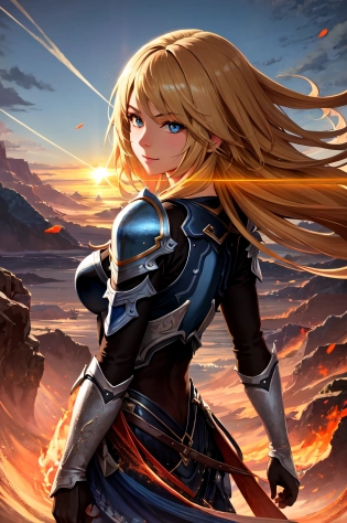 1girl, petite young body, masterpiece scenic of highly contrast pastel mix ultra realistic beautiful girl in highly detailed black scale armor highly detailed face breakdance in detailed ruined entrance of pyramid, beautiful detailed eyes, flying pastel mix highly fluffy blonde hair, full body photo shot, leg visible, (((hopeful, blue sky, natural light, strong windy, sunshine, at high noon, fire dusk, very strong sunlight, back light, studio lighting, highly contrast light))), intricate highly fluid gouache illustration drip: professional award-winning photography, volumetric lighting maximalist photo illustration 4k, resolution high res intricately detailed complex, sharp focus, digital painting, heroic fantasy art, pastel mix art, digital art, water color pastel mix, clean art, professional, contrast color, rich deep color, deliberate, concept art, highly detailed, CGI winning award, highly realistic, UHD, HDR, 64K, RPG, inspired by wlop, UHD render, HDR render, 3D render cinema 4D, white, red, UHD, HDR10, 16K, (Masterpiece:1. 5) , Absurdres
