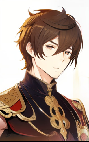 (1man, muscular adult byzantine male:1.2),  peach eyes, medium brown hair, spiky hair,, medium hair, renaissance