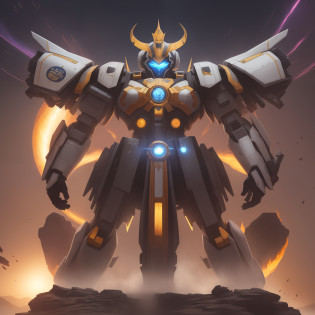 Design a mecha for Tang Sanzang?The following is a possible design scenario?

Exterior design?

The overall color of the mecha is white?It symbolizes the purity and justice of Tang Sanzang?
The head of the mech takes on the image of the Buddha?Express the wisdom and compassion of Tang Sanzang?
The shoulder and arm sections can be designed to be streamlined?Shows Tang Sanzang's softness and restraint?
The chest can be decorated with a round gold badge?It symbolizes Tang Sanzang's noble mission and firm faith?
Special abilities?

King Kong is not a bad body?The mech is covered with a solid metal shell?It can withstand most attacks?
Like light?The mech has a bright gemstone embedded in the palm of the mech?Can emit strong light?Has the ability to dispel darkness and illusion?
telepathy?The mech head is equipped with advanced sensors?Surrounding energy fluctuations and dangers can be perceived?Provide Tang Sanzang with guard and defense?
Mecha features?

Flight capability?The mech is equipped with powerful thrusters?Free flight is possible?Make it easier for Tang Sanzang to get to his destination?
Storage space?The mech has a spacious storage space inside?It can accommodate a large number of scriptures and ritual vessels?It is convenient for Tang Sanzang to conduct research and practice?
Healing power?The mech has built-in medical equipment and life energy?Can provide healing and recovery for Tang Sanzang and his companions?
