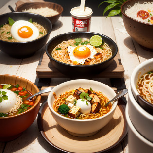 Instant noodles are a type of instant food, which is a type of noodles that have been pre-cooked and dried, usually with seasonings and other ingredients. Instant noodles are a quick and convenient food option, especially for busy lifestyles or when you don't have time to cook a full meal.

Instant noodles are made very simple, just add boiling water and wait a while to eat. Generally speaking, the cooking time and amount of water will be indicated on the instant noodle packaging, and you can follow the instructions on the package.

Instant noodles have a wide variety of flavors, including spicy, sour and spicy, seafood, beef, chicken and so on. You can choose your favorite flavor according to your personal preferences.

However, it is important to note that instant noodles usually contain a high content of salt and edible oil, which is not good for health. Long-term over-reliance on instant noodles can lead to nutritional imbalance and health problems. Therefore, we recommend that while eating instant noodles, try to match them with other healthy ingredients, such as vegetables, eggs, tofu, etc., to increase the nutritional value.

Overall, instant noodles are a convenient food option, but take care to eat them in moderation and eat a balanced diet to stay healthy. --auto