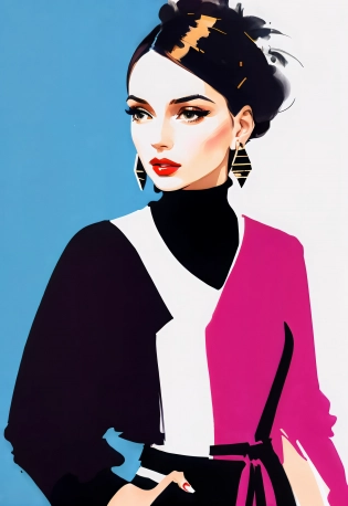 style of David Downton , Woman, UHD, HDR, 8K, (Masterpiece:1. 5), (best quality:1. 5)