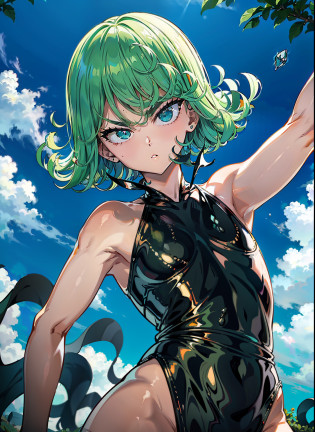 Rosto estilo anime? Cachos SGreen: 1.5, pernas finas, pernas lisas sem as menores dobras? Slim black latex neckline dress, tiny waist, cintura fina: 1.7, ultra realista 8k cg, obra-prima, ((fundo ultra detalhado, delicate pattern, detalhe intrincado)), (altamente detalhado, detalhes finos), melhor qualidade, (fotorrealista: 1.7), corpo gorduroso, There is a body where lubricating oil flows down, Verism, Verism? (NSFW:1.3), o corpo perfeito. (olhos sexy) (olhos sedutores) (clothes wet with water) (Completely Clear Plastic Top) (suspender stockings, suspender stockings, meias de alto brilho) coxas carnudas apertadas por meias suspensas de alto brilho, seios enormes e macios. Gaze transparente mais externa no corpo, mulher bonita, surreal, 1 menina, ((de frente para a plateia, hand caressing her chest)), (seios macios enormes, corpo encantador: 1.8), abdominais: 1.6, cabelo verde: 1.9, (chuva molhada, chuva molhada, corpo molhado: 1.9), pintura, obra-prima, melhor qualidade, ultra-detalhado, absurdo, retrato bonito, solo, brincos, joias, sbikini, sorriso, roupa de cinto sexy, regata, heaven, dia, roupa de banho,  ao ar livre, luvas, colar, see-through bikini, sexy, volumeric lighting, melhor qualidade, obra-prima, detalhes intrincados, textura de pele realista, pixiv, ultra-detalhado, trend artstation, pele oleosa, pele rosa molhada cintura fina: 1.6, seios grandes, virados para cima, roupas transparentes, seios enormes, personagens de anime, anatomicamente correto, pele texturizada? (nsfw:1.3)seios enormes, The picture is colorful, The brushstrokes of figure painting are multi-layered and rich,nu.