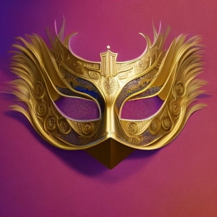 mdjrny-v4 style avant-garde gonden mask made of gold and iron with purple feathers, ultra high detail, photography, taken on a Sigma 35mm F1. 4 ART DG HSM Lens for Canon DSLRs, Scan Lines, Ray Traced, Ray Tracing Ambient Occlusion, Anti-Aliasing, FXAA, TXAA, RTX, SSAO, Shaders, OpenGL-Shaders, GLSL-Shaders, Post Processing, Post-Production, Cel Shading, Tone Mapping, CGI, VFX, SFX, insanely detailed and intricate, hypermaximalist, elegant, ornate, hyper realistic, super detailed --v 4