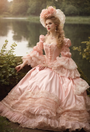 (lingerie:1.3),Pink and white dress, Takanobu Fujiwara(Takanobu Fujiwara)Digital rendering inspired by, pixiv, rococo, Victoria Gothic Lolita Fashion, Lolita Style, Rococo Queen (Rococo Queen) (Rococo Queen (Rococo Queen)) (Rococo Queen (Rococo Queen) (Rococo Queen (Rococo Queen))) (Rococo Queen (Rococo Queen) (Rococo Queen (Rococo Queen)) (Rococo Queen (Rococo Queen) (Rococo Queen (Rococo Queen)))) , rococo dress,  lolita fashion, one-piece,She sat by the lake in the rain,Petticoat