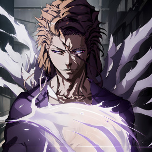(masterpiece, best quality:1.2),1boy,solo,(S?suke Aizen),close up,badass pose,bleach, powerful aura, purple aura,8k,64k, HD, unparalleled masterpiece, dynamic lighting, cinematic, epic,highest quality digital art, Stunning art, wallpaper 4k,8k,64k, HD, unparalleled masterpiece, dynamic lighting, cinematic, epic