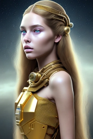 sci-fi, beautiful teenage princess girl outside of castle walls, breathtaking outdoor view, full body image of a highly detailed beautiful female human with long hair, her face is pretty and detailed, tight gold dress with bitcoin logo, volumetric fog, Hyperrealism, breathtaking, eyes are green and detailed, golden eye shadow makeup, ultra realistic, unreal engine, ultra detailed, cyber background, cinematic lighting, highly detailed, breathtaking, stunning environment, wide-angle, 4K, hyper realistic, Instagram filters, ((runway walk)), (instagram model), ((walking)), ((tanned skin:1. 2)), (blush) long hair, (freckles:0. 75), detailed symmetrical face, (medium blonde hair:1. 2), (ponytail hair:1. 2), ((blue eyes)), reflective eyes, (makeup), (red lipstick), (shiny lips), (white sclera), (strong jaw), prominent cheekbones, (sweat), (muscles), toned, (legs), (thighs:1. 2), (from front:1. 4), detailed lighting, rim lighting, dramatic lighting, chiaroscuro, ((white bra:1. 2)), dramatic, breathtaking view, trending on artstation, Intricate, High Detail, ((trending on instagram))