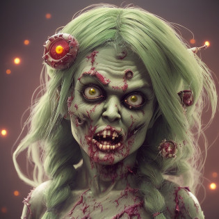 Cute small Salma Hayek, (CHV3CZombie:1.5), (extremely detailed very long hair with an intricate hairstyle:1.3)), fireworks over ocean at night, unreal engine, cozy indoor lighting, artstation, detailed, digital painting,cinematic,character design by mark ryden and pixar and hayao miyazaki, unreal 5, daz, hyperrealistic, octane render(CHV3CZombie:1.5), (a medium range portrait dressed as a (rotting zombie:1.2)),  Professional, masterpiece, commissioned, Artwork by Shigeru Miyamoto, attractive face, facial expression, professional hands, professional anatomy, 2 arms and 2 legs
