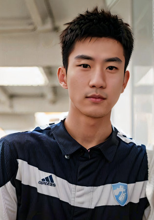 Alafard Asian man in blue and white shirt holding a mobile phone, wearing basketball jersey, korean muscle boy 2 1 years old, 2 2 years old, heise jinyao, South Korean male, 2 3 years old, wearing a volleyball jersey, 21 years old, 18 years old, 1 7 - year - old boy thin face
