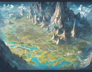 MAP, Map of a fantasy continent?In the middle of the map is the country of humanity, montains and hill?To the north is where the dwarves of the Land of Ice and Snow live?The south is the country of orcs?To the west is the Land of Dragons, To the east is the land of the elves, forrest ,lord of the rings map