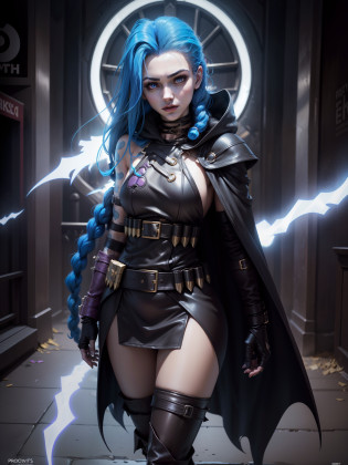 (New York: 1.5), (time square 1.5), Raven, whose real name is Rachel Roth, is a DC Comics character known for being a member of the Teen Titans. She has a distinct physical appearance and attire, which reflect her mystical nature and supernatural powers. Here is a detailed description of her physical appearance and clothing:
Physical appearance:
      Skin Color: Raven has pale, white skin, which sets her apart from many other DC Comics characters.
      hair: her hair is long and dark, usually black or dark blue. It is smooth and can be seen covering part of her face.
      Eye: The raven's eyes are one of her most distinctive features. They are usually portrayed as large, bright violet or blue eyes, which reflect their alien heritage.
      Height and Physical Shape: She is a woman of average height, with a slender, athletic figure, although she usually wears clothing that covers her from head to toe.
Typical clothes:
The raven costume is dark and mysterious, Dark blue cloak: She wears a long dark blue cloak and hood that covers most of her body. This cloak is an iconic feature of her appearance and is often used to hide her face and body from direct light.
      high collar: The cloak has a high collar that is pulled up, usually covering the chin and part of the face.
      Belt and Buckle: Raven usually wears a belt with a gothic-style buckle, which accentuates her outfit.
      Boots: She wears tall boots that match the color of her cloak, often with decorative details.
      Gloves: Her gloves are usually long and match the rest of her attire, (slender body: 1.5), (minimum clothing: 1.5), (large breasts: 1.3), (hanging breasts: 1.5), (disproportionate breasts: 1.4) , (realism:1.5), (Realisitc:1.4), (Absurdity:1.4), 8k, ultra-detailed, detailed handsome man, (only:1.4) , 1girl, (Viewer facing:1.2), Intricate body details, (Curvy:1.3),