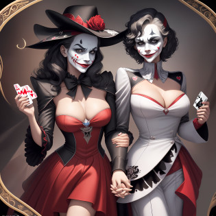 a hand holding a playing card with a joker on it royalty - art illustration, a stock photo by Rodney Joseph Burn, shutterstock, abstract illusionism, holding an ace card, holding ace card, card game illustration, hand drawn illustration, highly detailed illustration, high detailed + tarot card, vector art illustration, high detail of a hand, highly detailed illustration, vermelho e preto