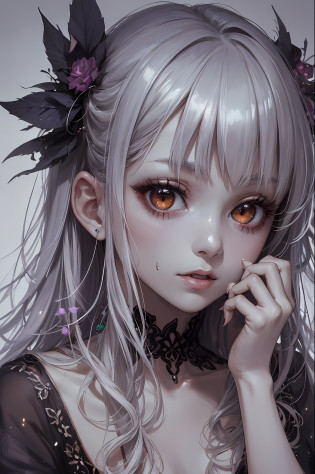 beautiful girl from (Zom 100: Zombie ni Naru made ni Shitai 100 no Koto) highest detail, highest resolution, intricate design, messy hair, delicate skin, --auto --s2
