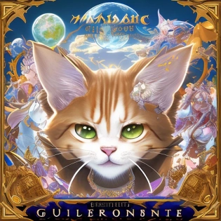 game icon art, a single tabby cat animal, anime, ultra-detailed, white background, HD design by makoto shinkai, Granblue Fantasy, fine art key visual by Masamune Shirow for Shining Resonance, Guilty Crown, Last Exile, key art by Yusuke Murata, hearthstone