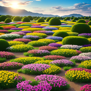 A garden of flowers that are made up of quantum particles. The flowers are constantly changing shape and color, as the particles interact with each other and with the environment. The garden is a beautiful and mysterious place, and it is a reminder of the power of quantum mechanics.
This image prompt is impossible to create with traditional photography or painting, as it would require capturing the behavior of individual quantum particles. However, it is possible to create a digital image that simulates the appearance of a quantum garden. This could be done using a computer program that generates a random sequence of quantum states, and then uses that sequence to create an image of a flower.

The Quantum Garden is a thought-provoking image that raises questions about the nature of reality. It suggests that the world we see around us is not as solid as it seems, and that there is a hidden layer of reality that is governed by the laws of quantum mechanics. --auto