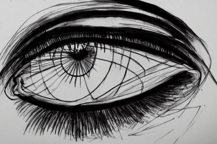 Eye, Continuous Line Drawing