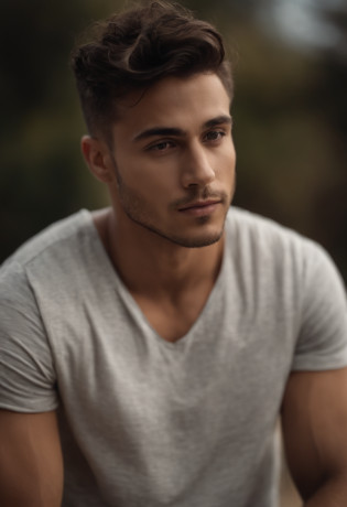 young man, 20 anos, cabelos brancos, corte de cabelo de dois blocos , not shirt, vestindo um casaco de pele preto , Foto Realidade, pele de realidade, pele detalhada, olhos claros brilhantes, Biomechanicals, estranho, assustador, Pesadelo, cores muito brilhantes, light particles, com luz brilhante, Mshiff, Arte do papel de parede, Papel de parede UHD