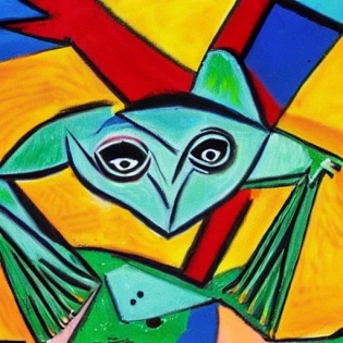 Picasso painted frogs