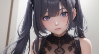 (obra prima) (detalhado) (ultrarrealista | | | | | | |) menina anime cabelos loiros, foto detalhada, moto