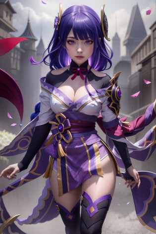 anime girl with purple hair and purple dress holding a sword, shalltear bloodfallen, anime style 4 k, shalltear from overlord, 2. 5 d cgi anime fantasy artwork, best anime 4k konachan wallpaper, cushart krenz key art feminine, ayaka genshin impact, badass anime 8 k, detailed digital anime art, Add More Details - Detail Enhance, EnvyBetterHands LoCon_(Beta2)