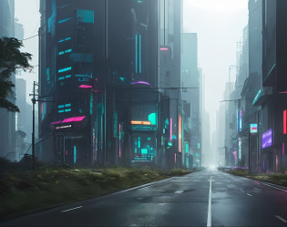 a city street with neon lights and a street sign on the side, rua futurista, Rua Cyberpunk, rua futurista da cidade, cidade cyberpunk hiper realista, rua da cidade cyberpunk, estilo cyberpunk hiper-realista, em CIDADE CYBERPUNK, Sci-Fi Cyberpunk Rua da Cidade, vibe cyberpunk, cyberpunk vibes, cyberpunk em uma cidade cyberpunk, atmosfera cyberpunk, CIDADE CYBERPUNK, aesthetic cyberpunk, cidade cyberpunk abandonada