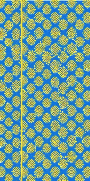 christmas gold-blue pattern