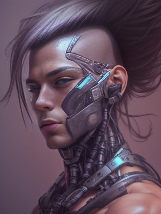 ?whole body display?1.5?(The Alfid man wears black transparent latex tongs?Translucent latex pliers?1.5)??Metallic body, bionic scifi alexandre ferra, cyborg neck, cyborg male, male cyborg, cyborg fashion model, portrait of a cyborg, detailed portrait of a cyborg, cybernetic neck implant, portrait of a futuristic robot ?1.3??dystopian sci-fi character, sci - fi character, portrait of a cyberpunk cyborg?1.2??8K?Extreme detail?Hair in extreme detail?Ultra photo realsisim?cinmatic lighting?1.1??Supermodel face?Strong muscles and perfectly curved body?Extreme sexual tension?Hormonal explosion?whole body display?1.5??Short hair, Light-colored beard, Stubble masculinity?Naked muscle man?Muscular macho?No clothes on?Only a pair of thongs was worn?Extremely sexy and provocative?1.5)?whole body display?1.5?